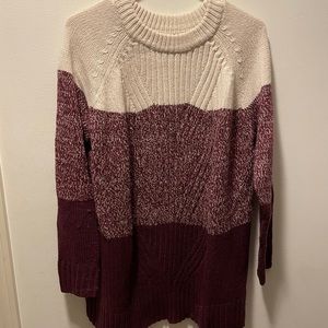 Isabel Maternity Color Block Sweater Size L